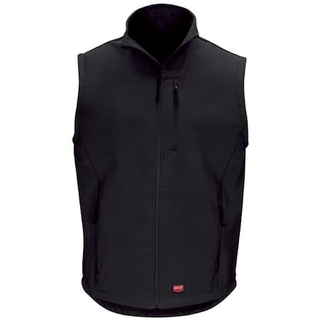 Workwear Outfitters Soft Shell Vest -Black-Large VP62BK-RG-L
